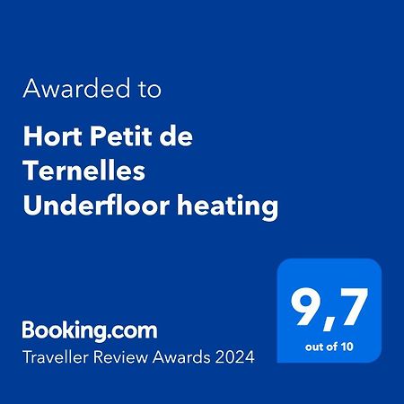 Hort Petit De Ternelles Underfloor Heating Villa โปเญนซา ภายนอก รูปภาพ
